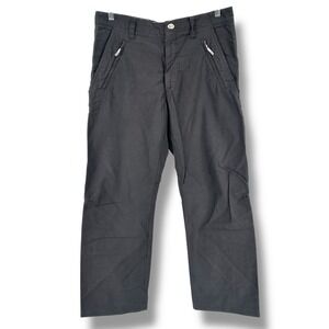Pirelli Black Utility Pants Men IT 48 (US 34) Zip Pocket Techwear Made In Italy